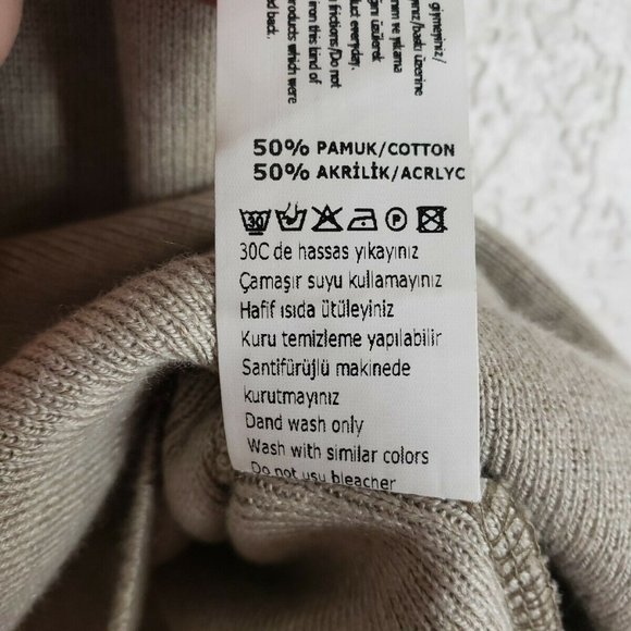 Dilvin Knit Top Full Zip Back Faux Leather - Picture 6 of 8